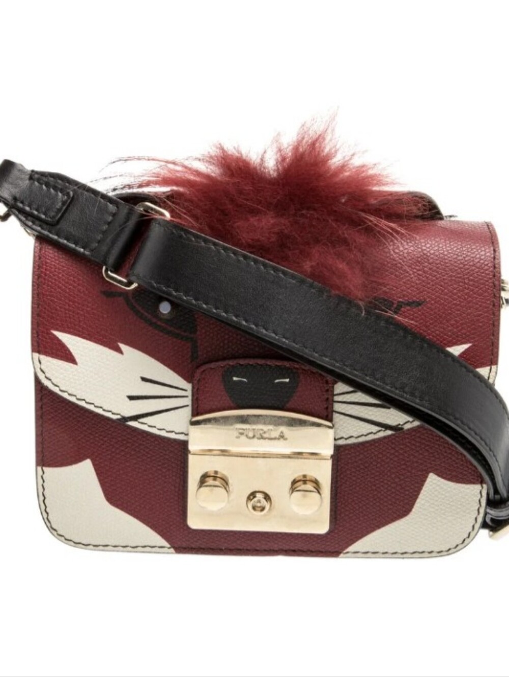FURLA- Metropolitan Jungle Fox 🦊 Crossbody Bag 🤎 - Picture 6 of 9